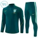 Brasilien Trænings sweatshirt sæt Børn 26/27 Grøn