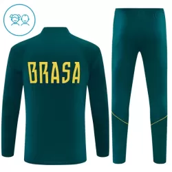 Brasilien Trænings sweatshirt sæt Børn 26/27 Grøn