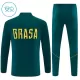 Brasilien Trænings sweatshirt sæt Børn 26/27 Grøn