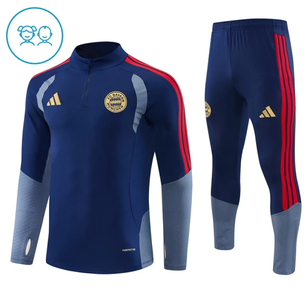 FC Bayern München Trænings sweatshirt sæt Børn 26/27 Blå