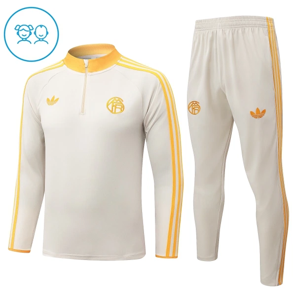 FC Bayern München Trænings sweatshirt sæt Børn 26/27 Hvid FC Bayern München Trænings sweatshirt sæt Børn 26/27 Hvid