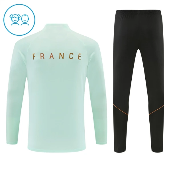 Frankrig Trænings sweatshirt sæt Børn 26/27 Hvid