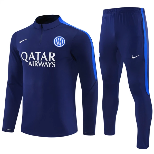 Inter Milan Trænings sweatshirt sæt Herre 26/27 Blå Inter Milan Trænings sweatshirt sæt Herre 26/27 Blå
