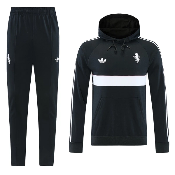 Juventus Hoodie Trænings sweatshirt sæt Herre 26/27 Sort Juventus Hoodie Trænings sweatshirt sæt Herre 26/27 Sort
