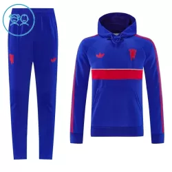 Manchester United Hoodie Trænings sweatshirt sæt Børn 26/27 Blå