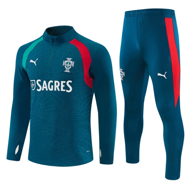 Portugal Trænings sweatshirt sæt Herre 26/27 Blå Portugal Trænings sweatshirt sæt Herre 26/27 Blå