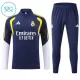 Real Madrid Trænings sweatshirt sæt Børn 26/27 Blå Real Madrid Trænings sweatshirt sæt Børn 26/27 Blå