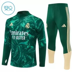Real Madrid Trænings sweatshirt sæt Børn 26/27 Grøn Real Madrid Trænings sweatshirt sæt Børn 26/27 Grøn