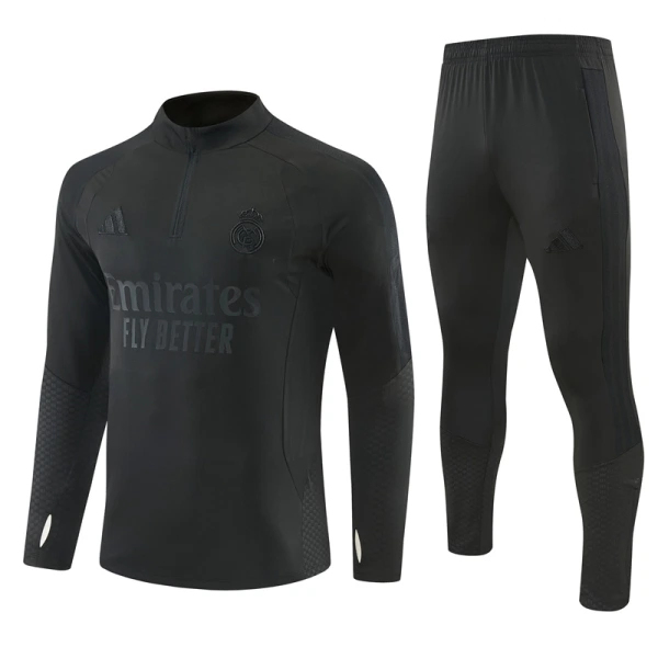 Real Madrid Trænings sweatshirt sæt Herre 26/27 Sort Real Madrid Trænings sweatshirt sæt Herre 26/27 Sort