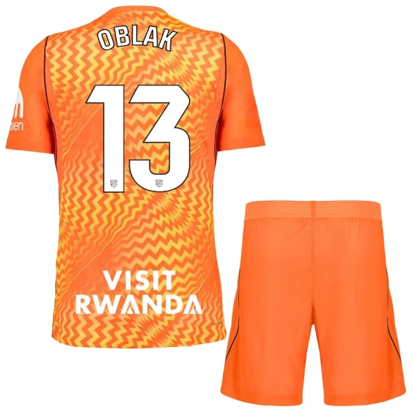 Atlético Madrid Oblak 13 Målmandstrøje Børn 26/27 Orange Atlético Madrid Oblak 13 Målmandstrøje Børn 26/27 Orange