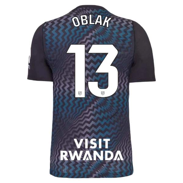 Atlético Madrid Oblak 13 Målmandstrøje Herre 26/27 Sort Atlético Madrid Oblak 13 Målmandstrøje Herre 26/27 Sort