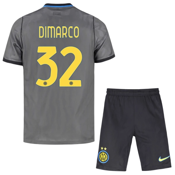 Inter Milan Dimarco 32 Fodboldtrøje Børn Tredje 26/27 Inter Milan Dimarco 32 Fodboldtrøje Børn Tredje 26/27