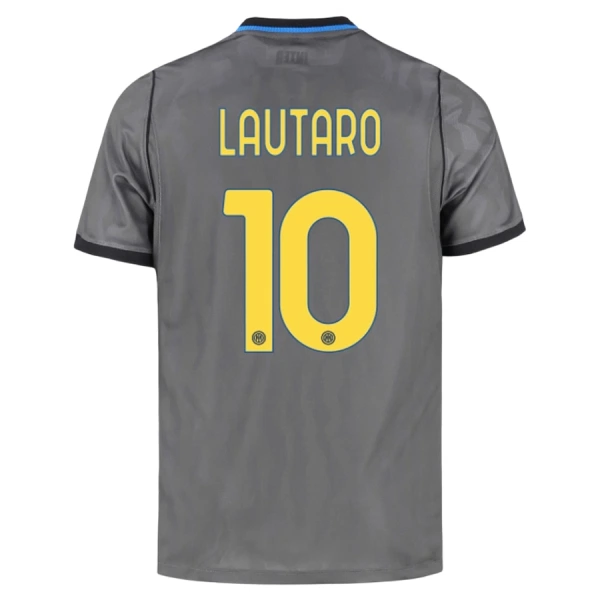 Inter Milan Lautaro 10 Fodboldtrøje Børn Tredje 26/27