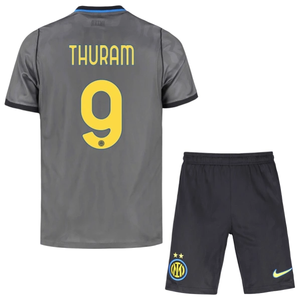 Inter Milan Thuram 9 Fodboldtrøje Børn Tredje 26/27 Inter Milan Thuram 9 Fodboldtrøje Børn Tredje 26/27