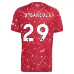 Liverpool B. Barcola 29 Fodboldtrøje Herre Hjemmebane 26/27