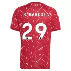 Liverpool B. Barcola 29 Fodboldtrøje Herre Hjemmebane 26/27 Liverpool B. Barcola 29 Fodboldtrøje Herre Hjemmebane 26/27