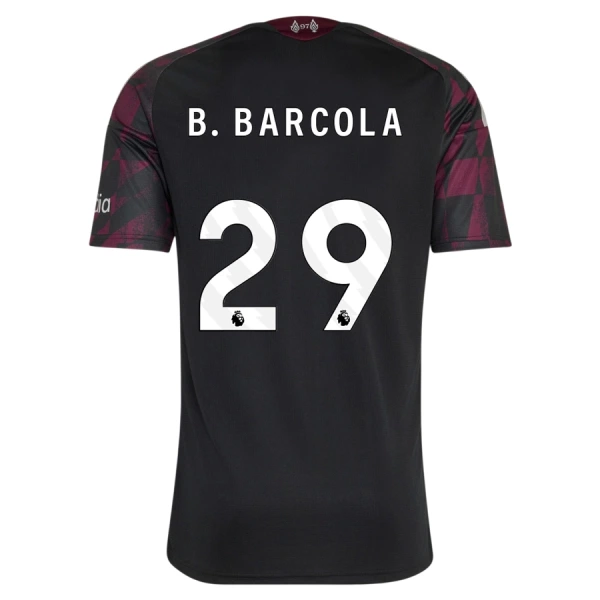 Liverpool B. Barcola 29 Fodboldtrøje Herre Tredje 26/27 Liverpool B. Barcola 29 Fodboldtrøje Herre Tredje 26/27