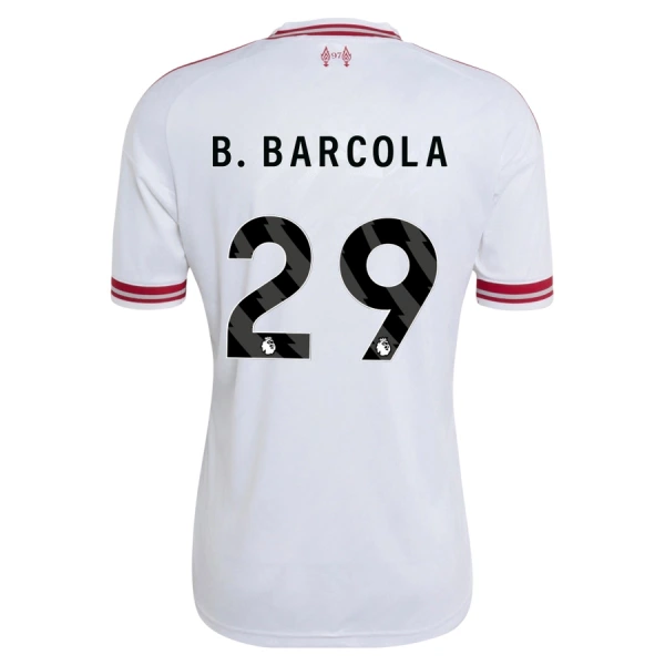 Liverpool B. Barcola 29 Fodboldtrøje Herre Udebane 26/27 Liverpool B. Barcola 29 Fodboldtrøje Herre Udebane 26/27