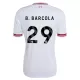 Liverpool B. Barcola 29 Fodboldtrøje Herre Udebane 26/27 Liverpool B. Barcola 29 Fodboldtrøje Herre Udebane 26/27