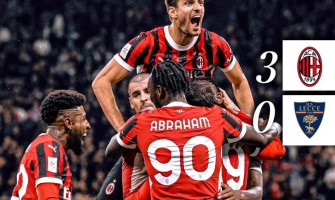 AC Milan vandt tre sejre i træk i Serie A og toppede midlertidigt Serie A-tabellen