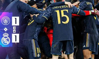 Champions League-kamp, lidenskabelig kollision mellem Real Madrid og Manchester City